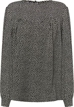 Dreimaster Dreimaster Bloes met lange mouwen Dames zwart/beige