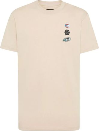 Philipp Plein T-shirt con applicazione - Toni neutri