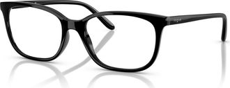 Vogue Eyewear 51mm Rectangle optical glasses in Black at Nordstrom