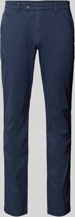 Bugatti Regular Fit Chino mit Ges&auml;&szlig;taschen in Blau, Gr&ouml;&szlig;e 32/32