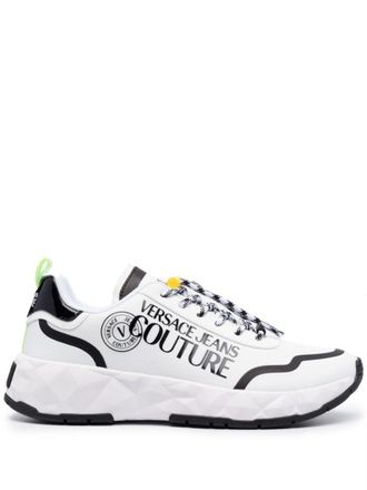 Versace Jeans Couture Atom low-top sneakers - men - Polyurethane/Rubber/Fabric/Fabric - 40 - White
