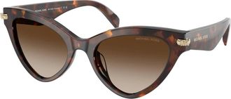 Michael Kors Stijlvolle zonnebril Roanoke Blauw - Dames - Zonnebrillen - Bruin - 52 MM - Accessoires
