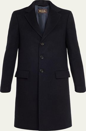 Loro Piana Alby Single-Breasted Cashmere Coat