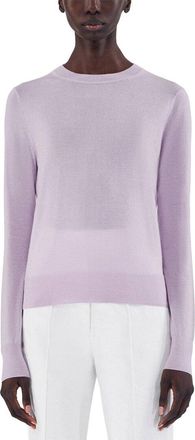 Adam Lippes Cashmere & Silk-Blend Crewneck Sweater