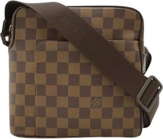 Louis Vuitton Pre-owned Cross Body Bags, female, Brown, Size: ONE SIZE Pre-owned Vintage Canvas Cross Body Bag