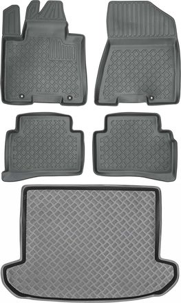 OEM Juego De Alfombrillas Para Kia Sportback Iv Suv De 2015-2018: Alfombrilla Para Coche + Alfombrilla Para Maletero