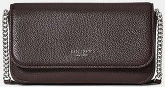 Kate Spade New York Ava Pebbled Leather Flap Chain Wallet