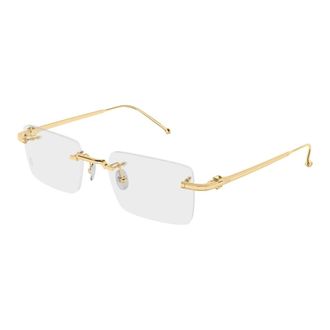 Cartier Eyeglasses - male - Cartier - Sunglasses - Yellow - 52 MM - Accessories