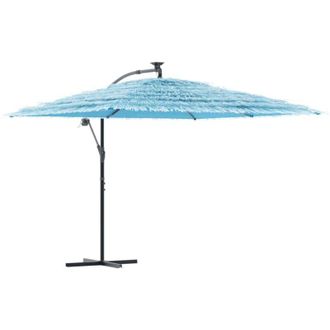vidaXL Sombrilla De Jard&iacute;n Con Poste De Acero Azul 290x290x238 Cm Vidaxl