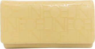 Celine Beige Leather Long Wallet (Bi-Fold) (Pre-Owned)