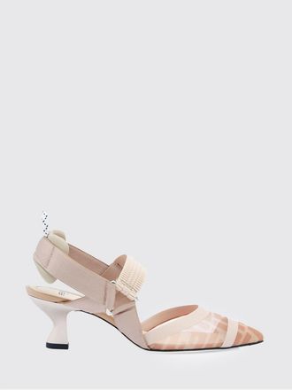 Fendi Slingback Colibr&igrave; Fendi in nylon a rete con monogram FF