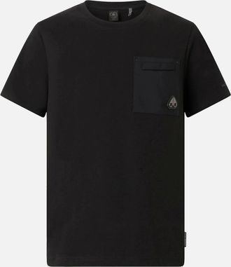 Moose Knuckles Mens Moose Knuckles Dalon Tee 292 Black - Size: 40