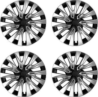 OEM Tapacubos, Dise&ntilde;o De Turbina De 18 Pulgadas, Reemplazo De Buje, Estilo Turbina Plateado, Tesla, Model 3 Highland 18 Pulgadas, 2023-2025
