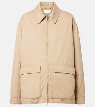 The Row Aurelius cotton and cashmere jacket