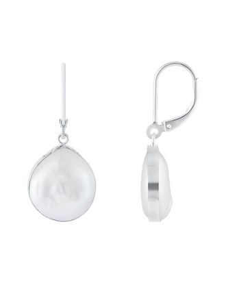Splendid Pearls Silver 10-11Mmmm Pearl Earrings