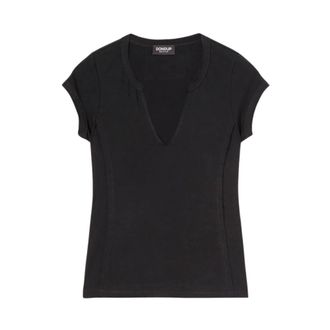 Dondup Mujer, Camisetas, Negro, Talla: S
