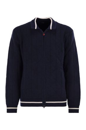 Kiton Cashmere Bomber Jacket