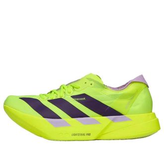 adidas (WMNS) adidas Adizero Adios Pro 4 Solar Yellow Aurora Plum JQ1690