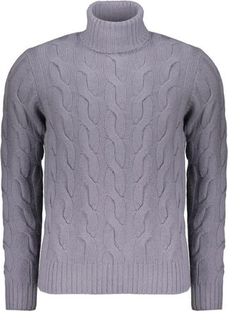 Moorer Turtleneck Sweater - Heren - Cashmere truien - Paars - M - Kasjmier - Truien & Vesten