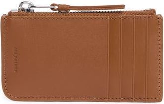 AllSaints Marlborough Leather Wallet in Sepia Brown at Nordstrom Rack