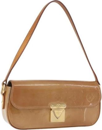 Louis Vuitton Pre-owned Vintage Shoulder Bag - Dames - Vintage Schoudertas - Bruin - ONE Size - Leer - Vintage