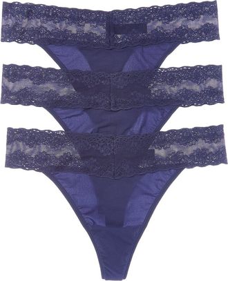 Natori 3Pk Bliss Perfection Classic Thong