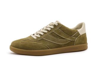 Vince Oasis Edge Paint-W Lace-Up Shoes Womens Shoes Olive Wood/Flax : 6.5 M, Leather/Suede