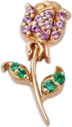 Loquet London Ciondolo con zaffiro rosa - Oro