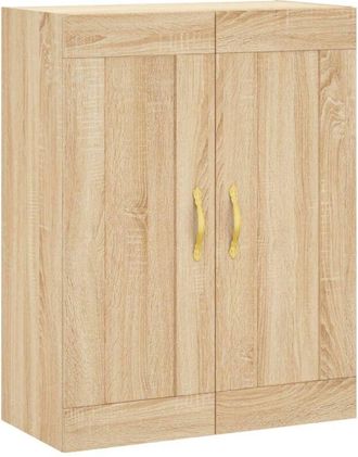 vidaXL Vidaxl - Armario de pared madera ingeniería roble Sonoma 69,5x34x90 cm