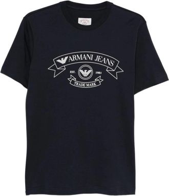 Emporio Armani T-Shirts - Heren - T-shirts - Blauw - XL - Tops