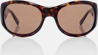 Magda Butrym Logo round sunglasses