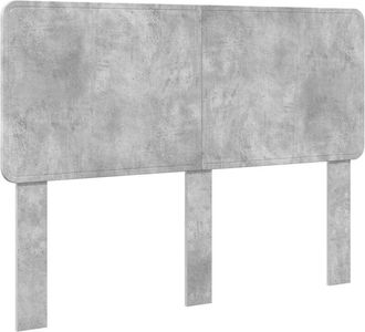 vidaXL Cabecero Gris Concreto 140 Cm Madera Contrachapada Vidaxl