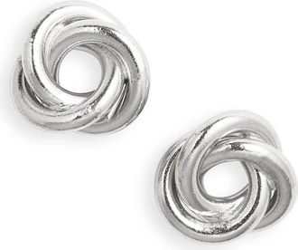 Nashelle Knot Stud Earrings in Sterling Silver at Nordstrom