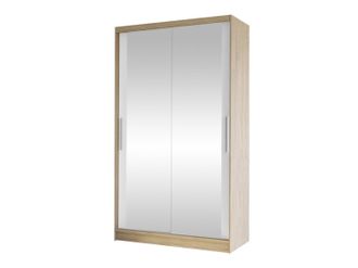 Mirjan24 Armario Closico 165, Roble Sonoma + Blanco, 200x100x58cm, Puertas De Armario: Correderas, N&uacute;mero De Estantes: 4