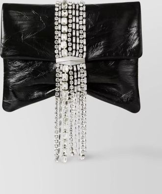 Jimmy Choo London zandra leather bow shoulder bag