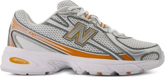 New Balance Sneakers 740 Classic Orange - Bianco