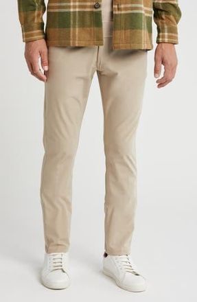 Vintage 1946 Tech Power Stretch Comfort Slim Leg Pants in Khaki at Nordstrom Rack, Size 36