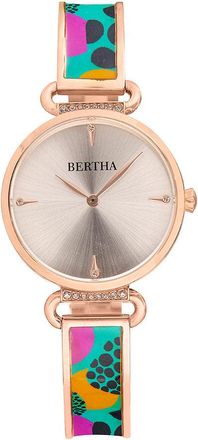 Bertha Sunglasses Katherine Enamel-Designed Bracelet Watch