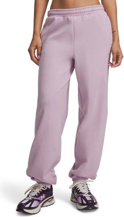 Under Armour Icon Fleece Sweatpants in 699 Mauve Pink at Nordstrom, Size Xx-Large