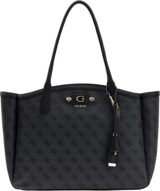 Guess Tassen, Dames, Zwart, ONE Size, Leer, Lindsey Tote