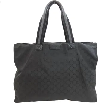Gucci Black Nylon Tote Bag (Pre-Owned)