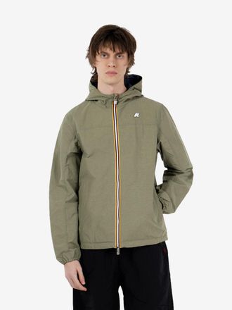 K-Way Jake cotton double green lichen / blue