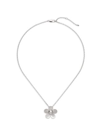 Marc Jacobs Silver The Daisy Pendant Necklace