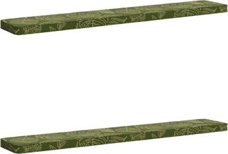 vidaXL Cojines Para Banco De 2 Piezas Vught 2 Pcs 100% Poli&eacute;ster Vidaxl