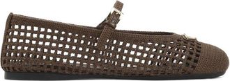 Prada Crochet Ballet Flats