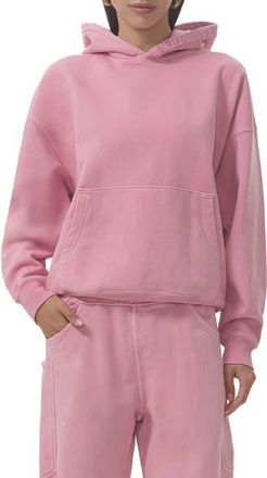 AFRM Blake Cotton Hoodie in Clay Pink at Nordstrom Rack, Size X-Small