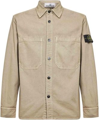Stone Island Uomo, Magliette, Beige, M, new