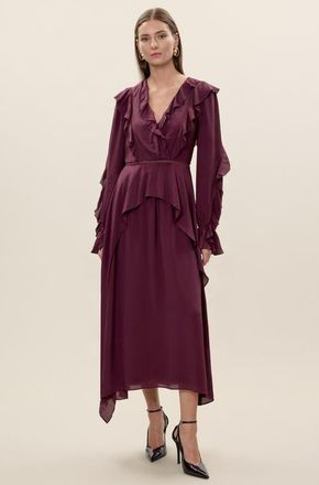 Rebecca Taylor Lillith Dress in Mulberry at Nordstrom, Size 10