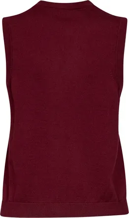 Max Mara Womens Knit Vest Smmsaggio Red Knitwear Sweater