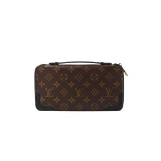 Louis Vuitton Pre-owned Clutches, female, Brown, Size: ONE SIZE Pre-owned Macassar Daily Organizer